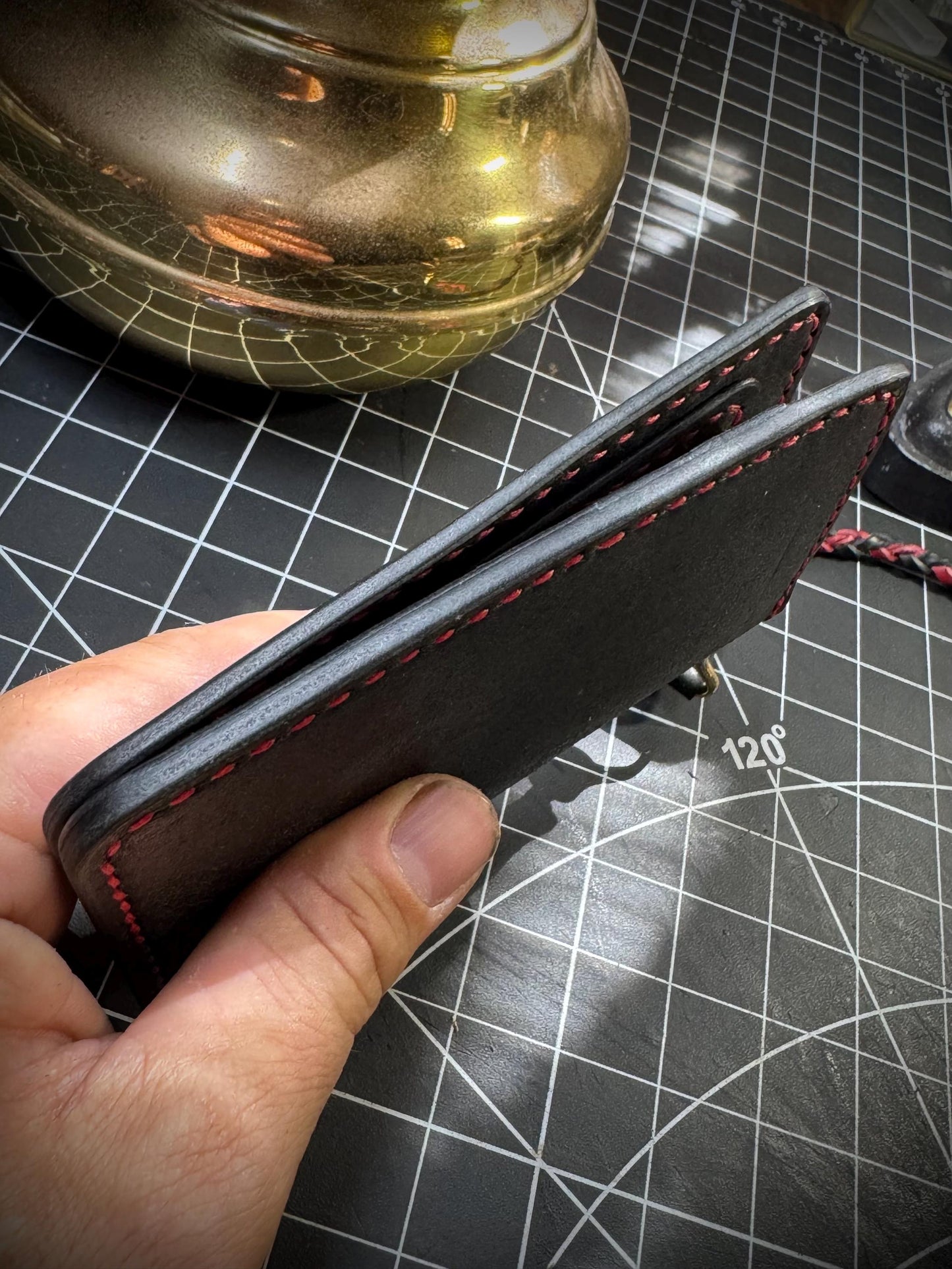 Ready to Ship | Biker Bifold Leather Wallet
